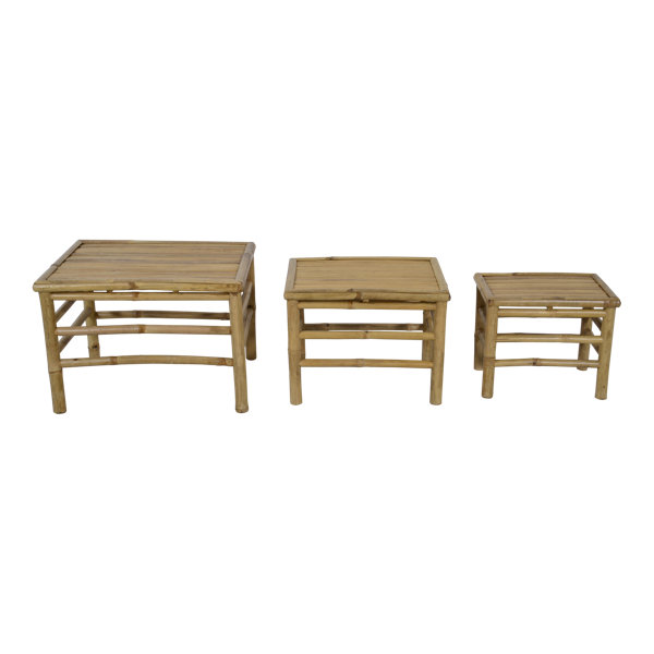 Sansibar Home BeistelltischSet Adelen aus Bambus Wayfair.de